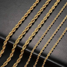 Load image into Gallery viewer, European Classic Twist Necklace Rope Chain
