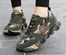 Load image into Gallery viewer, Unisex Running Sport Outdoor Sneakers Breathable Women Camouflage Green Walking Jogging Sneakers Fashion Lightweight Running Casual Sneakers For Workout
