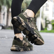 Load image into Gallery viewer, Unisex Running Sport Outdoor Sneakers Breathable Women Camouflage Green Walking Jogging Sneakers Fashion Lightweight Running Casual Sneakers For Workout
