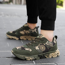 Load image into Gallery viewer, Unisex Running Sport Outdoor Sneakers Breathable Women Camouflage Green Walking Jogging Sneakers Fashion Lightweight Running Casual Sneakers For Workout
