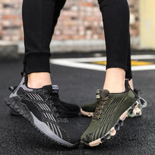 Load image into Gallery viewer, Unisex Running Sport Outdoor Sneakers Breathable Women Camouflage Green Walking Jogging Sneakers Fashion Lightweight Running Casual Sneakers For Workout
