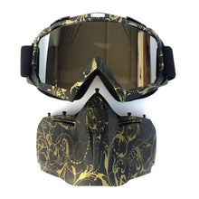 Load image into Gallery viewer, Unisex Snowboard Glasses Snowmobile Skiing Goggles For Men Women Windproof Sunglasses With Detachable Mask
