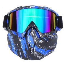 Load image into Gallery viewer, Unisex Snowboard Glasses Snowmobile Skiing Goggles For Men Women Windproof Sunglasses With Detachable Mask
