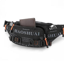 Load image into Gallery viewer, Unisex Stylish Multiple Pockets Fanny Pack Men Waist Packs Travel Adjustable Waist Band Outdoor Portable Modern Fanny Bag
