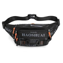 Load image into Gallery viewer, Unisex Stylish Multiple Pockets Fanny Pack Men Waist Packs Travel Adjustable Waist Band Outdoor Portable Modern Fanny Bag
