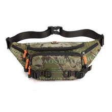 Load image into Gallery viewer, Unisex Stylish Multiple Pockets Fanny Pack Men Waist Packs Travel Adjustable Waist Band Outdoor Portable Modern Fanny Bag
