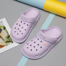 将图片加载到图库查看器，Unisex Summer Casual Sandals Breathable Flats Lightweight Comfortable Slip-on Water Clogs Shoes Slippers Lightweight Beach Outdoor Shoes For Men And Women
