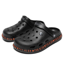 将图片加载到图库查看器，Unisex Summer Casual Sandals Breathable Flats Lightweight Comfortable Slip-on Water Clogs Shoes Slippers Lightweight Beach Outdoor Shoes For Men And Women
