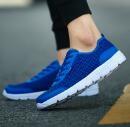将图片加载到图库查看器，Unisex Summer Sneakers Breathable Casual Shoes Couple Fashion Lace Up Mens Mesh Flats Comfortable Walking Footwear Fashion New Lightweight Casual  Sneakers
