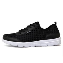 将图片加载到图库查看器，Unisex Summer Sneakers Breathable Casual Shoes Couple Fashion Lace Up Mens Mesh Flats Comfortable Walking Footwear Fashion New Lightweight Casual  Sneakers
