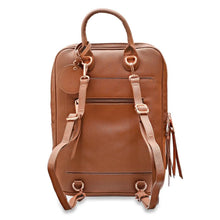 Load image into Gallery viewer, Unisex Super Soft Premium Vegan Leather Travel Backpack with 6 Compartment
