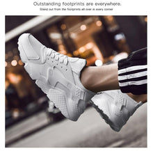 Load image into Gallery viewer, Unisex White Sneakers Mesh Sports Trainers Running Summer Mens Flat Casual Sport Shoes Casual Sports Tennis Road Sneakers Comfortable Modern Design
