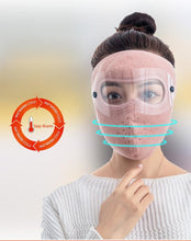 将图片加载到图库查看器，Unisex Winter Warm Mask Face Shield Cycling Caps for Outdoor Fishing Breathable Mask with HD Anti-fog Goggles Fleece Warm Scarf Sport Bandana Scarf Fishing Cycling Hiking Face Cover Neck Balaclava Neck Gaiter Warmer Face Mask
