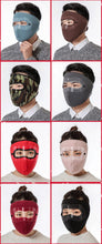 将图片加载到图库查看器，Unisex Winter Warm Mask Face Shield Cycling Caps for Outdoor Fishing Breathable Mask with HD Anti-fog Goggles Fleece Warm Scarf Sport Bandana Scarf Fishing Cycling Hiking Face Cover Neck Balaclava Neck Gaiter Warmer Face Mask
