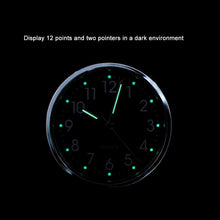 将图片加载到图库查看器，Universal 7/8" Waterproof Chrome Motorcycle Bike Handlebar Mount Quartz Clock Motorcycle Handlebar Clock, Motorcycle Modification Handlebar Mount Waterproof Quartz Clock Watch Accessories Watch Aluminum Luminous Clock Moto Black
