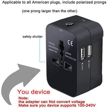将图片加载到图库查看器，Universal All in One Worldwide Travel Adapter
