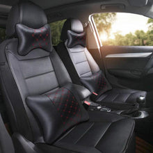 Load image into Gallery viewer, Universal Car Neck Pillows PVC Leather Breathable Mesh Auto Car Neck Rest Headrest Cushion Headrest Pillow Pillow Neck Pillows PU &amp; Cloth Excellent Durability Auto Safety Car Headrest Breathe Seat Head Neck Rest Pillow Universal Fit For All Vehicles

