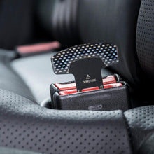 将图片加载到图库查看器，Universal Car Safety Belt Clip Car Seat Belt Buckle Carbon Fiber Car Safety Seat Belt Buckle Alarm Stopper Clip Clamp Extender Car Seat Tool Auto Interior Accessories Vehicle-mounted Bottle Openers Car Accessories
