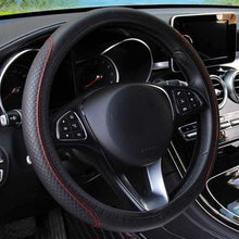Load image into Gallery viewer, Universal Car Steering Wheel Cover Skid Proof Auto Steering- Wheel Cover Anti-Slip Embossing Leather  Auto Car Steering Wheel Cover Auto Steering- Wheel Cover Microfiber Leather Viscose Breathable Anti-Slip Anti-Slip Embossing Car-styling Car Accessories
