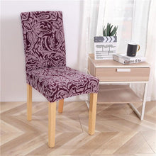 Load image into Gallery viewer, Universal Chair Cover Removable Washable Seat Chair Covers Protector Slipcovers For Hotel Banquet Restaurant Dining Room Cover Stretch Polyester Parsons Chair Slipcover Removable Washable Kitchen Chair Protector
