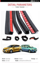 将图片加载到图库查看器，Universal Self Adhesive Auto Rubber Weather Draft Seal Strip Weather-strip for Car Window and Door Car Door Seal Strip Auto Stickers Rubber Noise Insulation Anti-Dust Soundproofing Sealing Strips Interior Accessories

