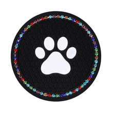 将图片加载到图库查看器，Universal Vehicle Bling Cup Holder Bling Glitter Acrylic Diamond Car Coaster PVC Travel Auto Cup Mats Insert Coaster Anti Slip Crystal Vehicle Bling Car Coasters Pink PVC Travel Auto Cup Holder Insert Coaster Anti Slip Crystal Vehicle Interior Accessories
