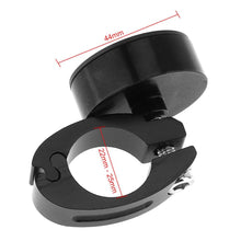 Load image into Gallery viewer, Universal Waterproof Motorbike Clock  Night Light Motorcycle Handlebar Mount Clock Watch Dial Bike Handlebar Clock Watch Motorcycle Handlebar Mount Watch Clock Set with Anti-Skid Pad Wrench Universal Waterproof Black
