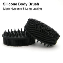 Load image into Gallery viewer, Upgrade Silicone Body Scrubber and Hair Shampoo Brush
