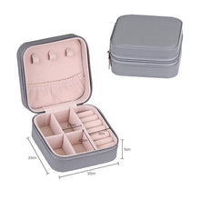 Load image into Gallery viewer, Upgrade Velvet Jewelry Storage Box Necklace Stackable Display Tray Bracelet Earring Organizers Handicrafts Drawer Box Grey Stackable Jewelry Inserts Compartments Velvet Display Storage Box for Necklace
