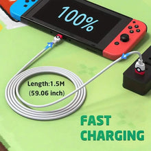 将图片加载到图库查看器，USB C Charging Cable For Nintendo Switch

