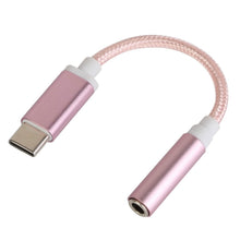 Load image into Gallery viewer, USB-C Type C Adapter Port to 3 .5mm Aux Audio Jack
