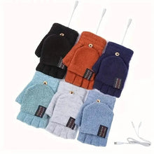 Load image into Gallery viewer, USB Electric Heating Adjustable Temperature Gloves
