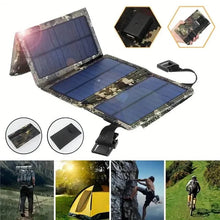 Load image into Gallery viewer, USB Foldable Solar Panel

