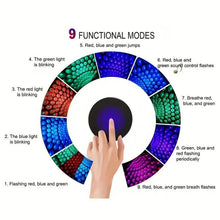 将图片加载到图库查看器，USB Music Rhythm Magic Stage Effect Projection Lamp
