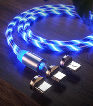 将图片加载到图库查看器，USB Phone  Magnet Phone Charger Cord Cable Car Phone Charger Mobile USB Magnetic Cable Micro USB Phones Cable Car Data Line Streamer Data Cable Fast Charging 360 Degree Magnetic USB Magnetic Cable Micro USB Magnet Phone Charger Cord
