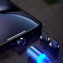 将图片加载到图库查看器，USB Phone  Magnet Phone Charger Cord Cable Car Phone Charger Mobile USB Magnetic Cable Micro USB Phones Cable Car Data Line Streamer Data Cable Fast Charging 360 Degree Magnetic USB Magnetic Cable Micro USB Magnet Phone Charger Cord

