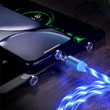 将图片加载到图库查看器，USB Phone  Magnet Phone Charger Cord Cable Car Phone Charger Mobile USB Magnetic Cable Micro USB Phones Cable Car Data Line Streamer Data Cable Fast Charging 360 Degree Magnetic USB Magnetic Cable Micro USB Magnet Phone Charger Cord
