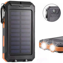 Load image into Gallery viewer, USB Portable Charger 10000mAh Solar Power Bank for Cell Phone and Laptops
