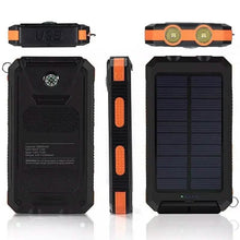 Load image into Gallery viewer, USB Portable Charger 10000mAh Solar Power Bank for Cell Phone and Laptops
