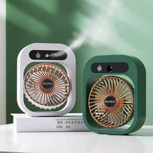 Load image into Gallery viewer, USB Rechargeable Desktop Spray Fan
