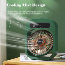 Load image into Gallery viewer, USB Rechargeable Desktop Spray Fan
