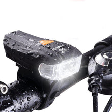 Load image into Gallery viewer, USB Rechargeable Headlight USB Flashlight Bike Bicycle 2LEDs 5modes Smart Sensor Super Bright Bike Light Front And Back Night Riding Spot lamp Electric Car Front Torch For Adults Kids Men Women
