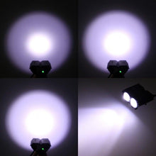 将图片加载到图库查看器，USB Waterproof Bike Light LED Front Bicycle Headlight Dual Lamps Super Bright LED Cycling Bike Light Front Headlight 4 Modes Bikelight Headlamp Rechargeable USB Led Lamp 8000LM
