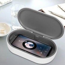 Load image into Gallery viewer, UV Light Sanitizer Box Portable 10w Phone Wireless Charging Disinfection Lamp
