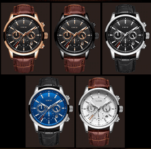 Load image into Gallery viewer, Men's  Waterproof Watch With Chronometers Day View Sport Analog Watches Excellent Look Perfect Gift For Him
