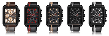 Load image into Gallery viewer, Men's Waterproof Watch With Leather Belt And Chronometers  Retro Style Unique Shape Excellent Gift
