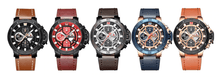 将图片加载到图库查看器，Men's Casual Waterproof Watch With Chronometers And Fluorescent Hands Excellent Design Perfect Gift
