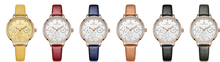 Load image into Gallery viewer, Stylish Womens Elegant With Double Zircon And Two Chronometer Day And Date Luxury Watch
