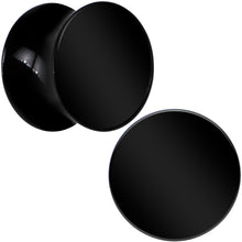 将图片加载到图库查看器，Black UV Acrylic Saddle Plug Set 5mm to 25mm
