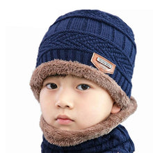 将图片加载到图库查看器，Velvet Cap Parent Child Super Warm Winter Balaclava Beanies Knitted Hat Scarf For Girl Boy Hats Outdoor Sport Warm Beanies Hat For Men Knitted Hats Bandana Hiking Camping Kid Neck Warmer Cap Winter Balaclava Beanies Mother Hat Women Warm Thick Balaclava
